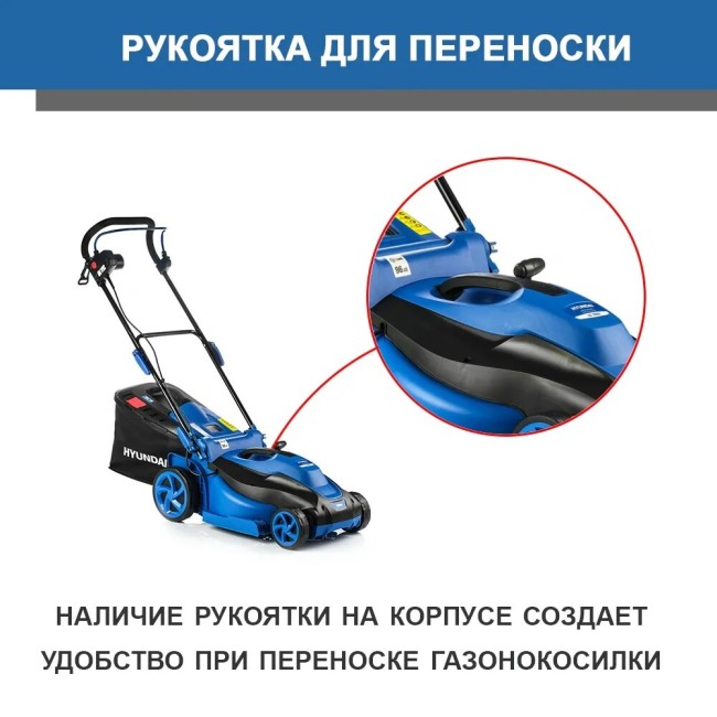 Электрическая газонокосилка Hyundai LE 3820 Электрическая газонокосилка Hyundai LE 3820
