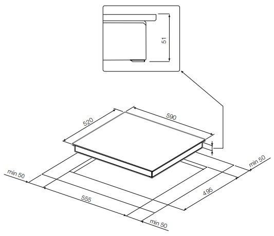Встраиваемая электрическая варочная панель Graude EK 60.0 S