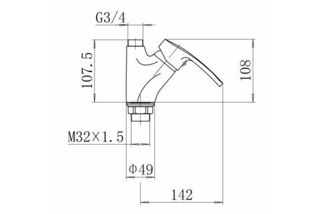 Корпус для смесителя Fashun A4466