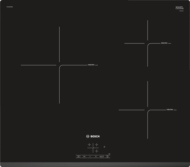 Встраиваемая индукционная варочная панель Bosch PUC631BB1E Встраиваемая индукционная варочная панель Bosch PUC631BB1E