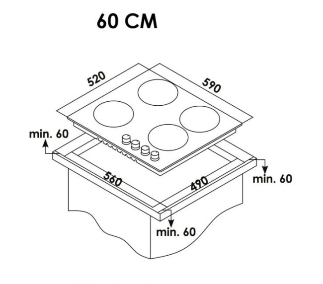 Встраиваемая электрическая варочная панель Schaub Lorenz SLK MY6TC2