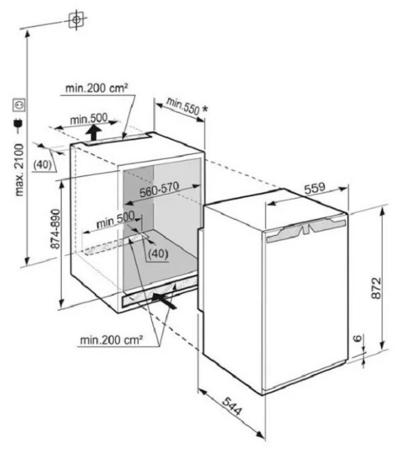 Встраиваемая морозильная камера Liebherr IFNe 3924