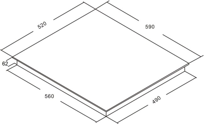 Встраиваемая индукционная варочная панель Akpo PIA 6094012CC BL