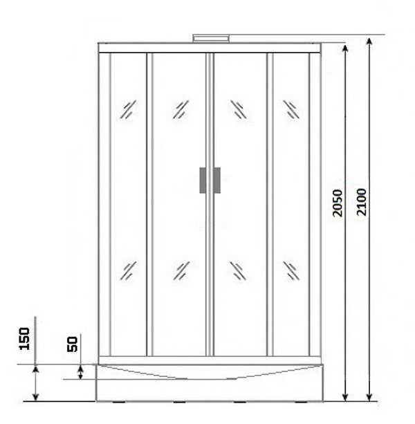 Душевая кабина Niagara NG-7715GBK