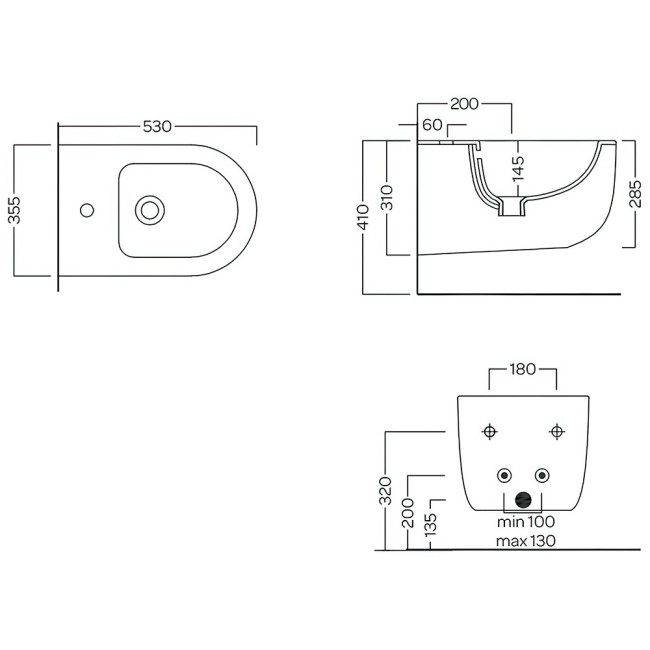 Биде Hatria Futura (A0Y9B802)