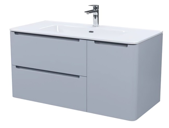 Тумба с раковиной Iddis Edifice 100 (EDI10L0i95K) светло-серый