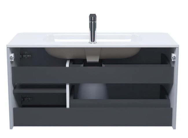 Тумба с раковиной Iddis Edifice 100 (EDI10L0i95K) светло-серый