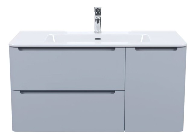 Тумба с раковиной Iddis Edifice 100 (EDI10L0i95K) светло-серый