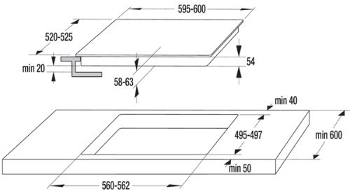 Встраиваемая индукционная варочная панель Gorenje IT40SC