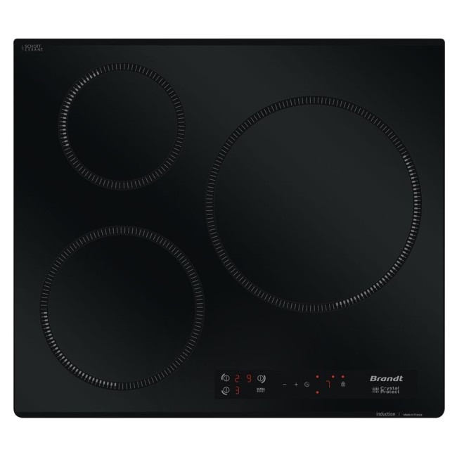 Встраиваемая индукционная варочная панель Brandt BPI2638UB Встраиваемая индукционная варочная панель Brandt BPI2638UB