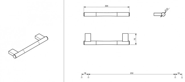 Поручень Sonia 176083