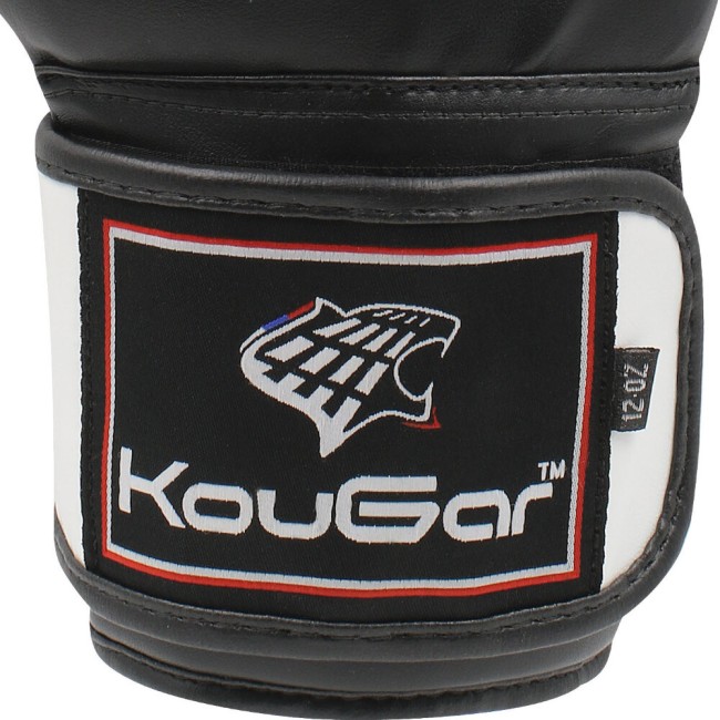 Перчатки боксерские KouGar KO400-12 черный