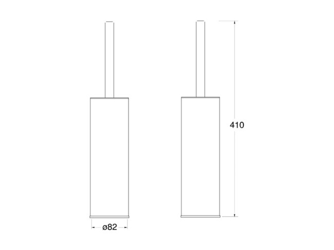 Ерш напольный Cristina (AB40551) хром