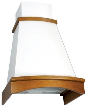 Каминная вытяжка Elikor Ротонда 650 50 бежевый/дуб коричневый