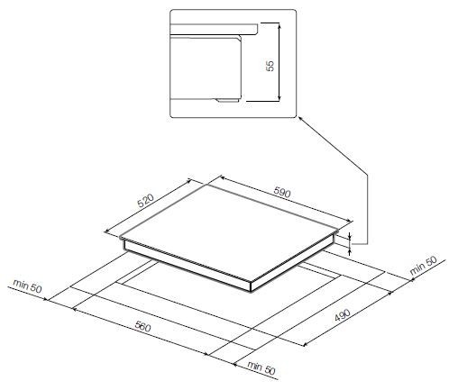 Встраиваемая индукционная варочная панель Graude Premium IK 60.2 B Встраиваемая индукционная варочная панель Graude Premium IK 60.2 B