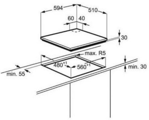 Встраиваемая газовая варочная панель Electrolux EGH 96343 BR