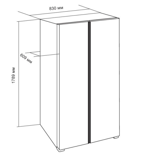 Холодильник Lex LSB 520 St GID