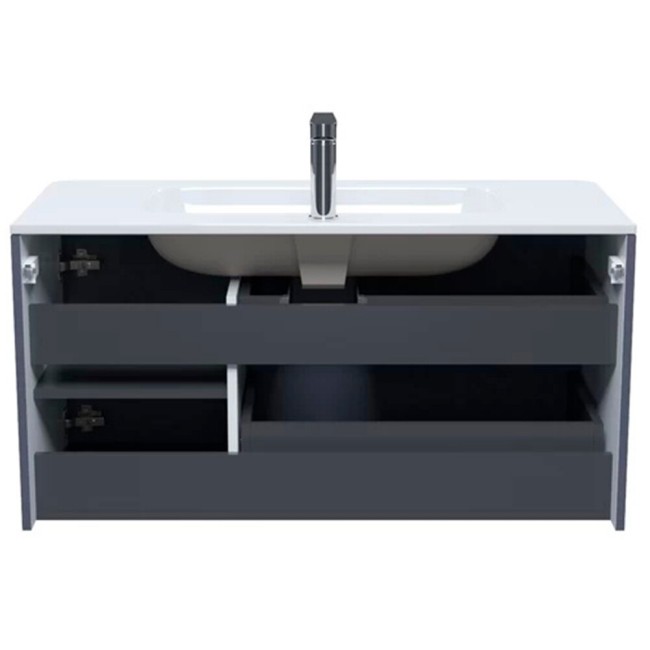 Тумба с раковиной Iddis Edifice 100 (EDI10D0i95K) темно-серый