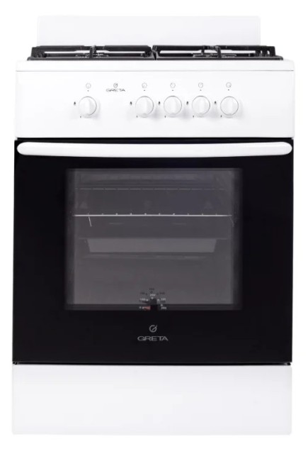 Газовая плита Greta 600-12 белый Газовая плита Greta 600-12 белый