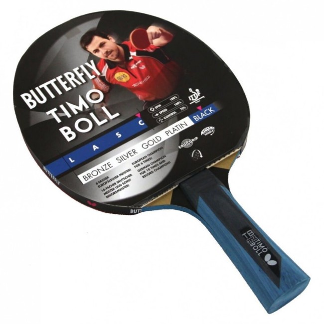 Ракетка для настольного тенниса Butterfly Timo Boll Black CV Ракетка для настольного тенниса Butterfly Timo Boll Black CV