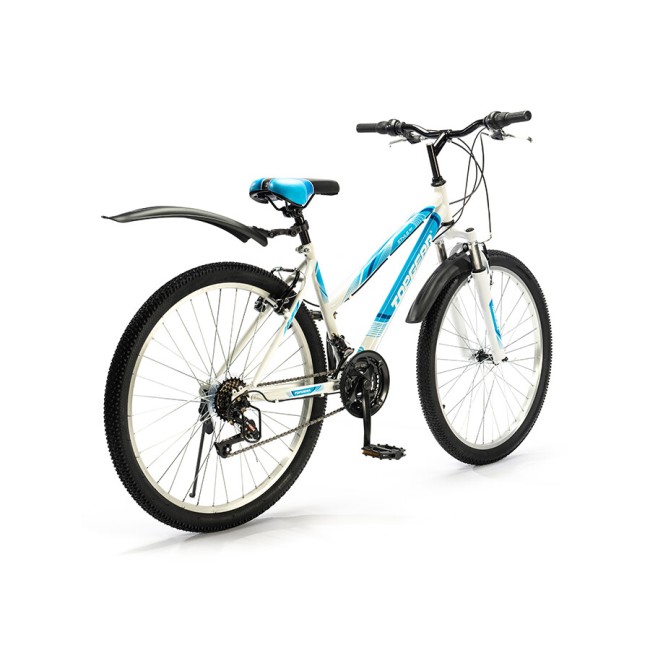 Велосипед Top Gear Style 26 ВН26431К белый/голубой
