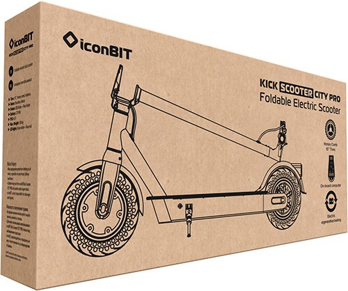 Электросамокат IconBit Kick Scooter City Pro IK-2010W white Электросамокат IconBit Kick Scooter City Pro IK-2010W white