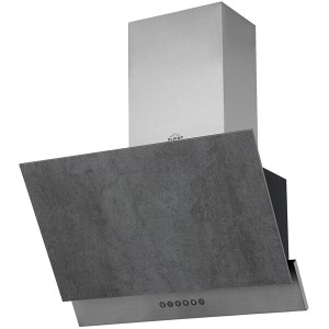 Каминная вытяжка Elikor Арт Рубин Ceramics S4 60 нерж/цемент