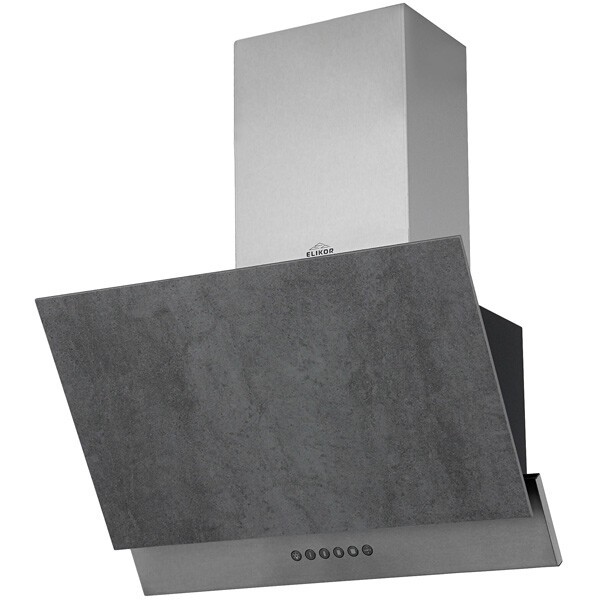 Каминная вытяжка Elikor Арт Рубин Ceramics S4 60 нерж/цемент