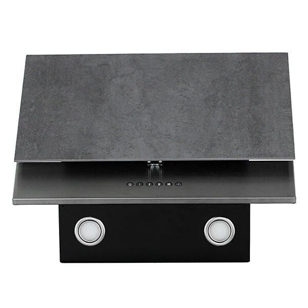 Каминная вытяжка Elikor Арт Рубин Ceramics S4 60 нерж/цемент