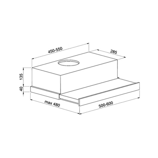 Вытяжка Rainford RCH 6602 White