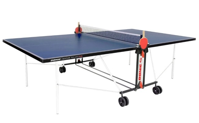 Стол теннисный Donic Outdoor Roller Fun синий Стол теннисный Donic Outdoor Roller Fun синий