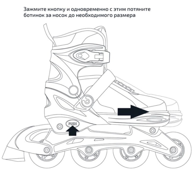 Ролики раздвижные Ridex Hop Mint S (31-34) Ролики раздвижные Ridex Hop Mint S (31-34)