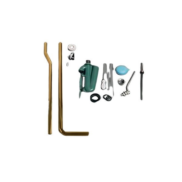 Смывной механизм и труба для высокого бачка Simas (R01oro) золото