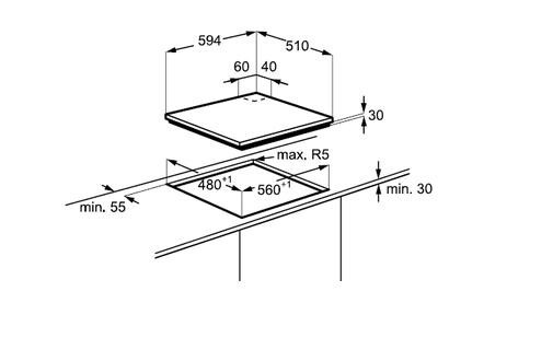 Встраиваемая газовая варочная панель Zanussi ZGG 65413 SA Встраиваемая газовая варочная панель Zanussi ZGG 65413 SA