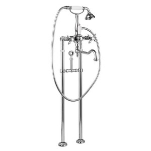 Напольный смеситель для ванны Cezares (NOSTALGIA-VDPS2-01-Bi) хром Напольный смеситель для ванны Cezares (NOSTALGIA-VDPS2-01-Bi) хром