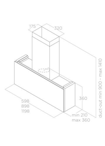 Встраиваемая вытяжка Elica Rules BL/F/60