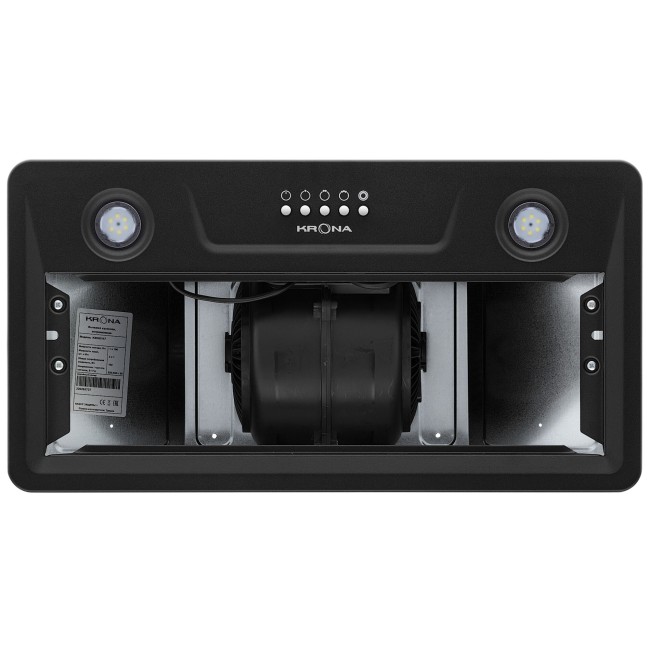 Встраиваемая вытяжка Kronasteel KRONA LUISA 600 BLACK PB Встраиваемая вытяжка Kronasteel KRONA LUISA 600 BLACK PB