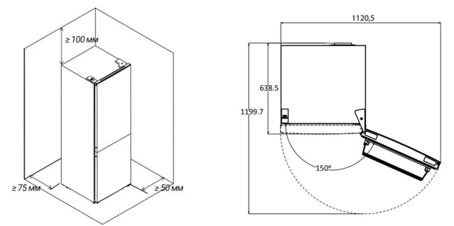 Холодильник Nordfrost RFC 350D NFS