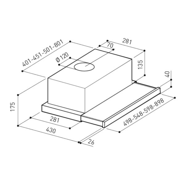 Вытяжка Rainford RCH 6602 Black