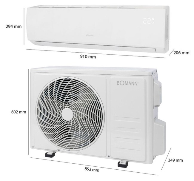 Сплит-система Bomann CL 6047 QC CB 18000 BTU/h WiFi комплект