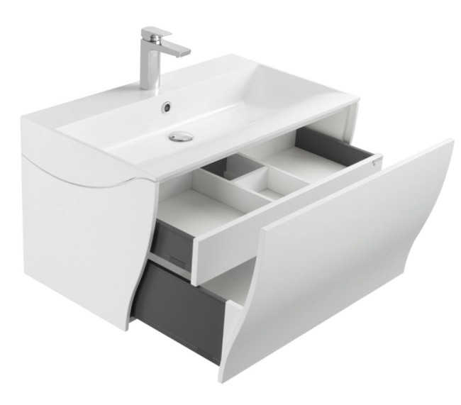 Тумба под раковину Aquaton Ондина 80 (1A183401OD010) белый