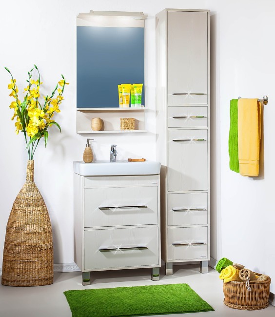 Зеркало Бриклаер Чили 55 светлая лиственница Зеркало Бриклаер Чили 55 светлая лиственница