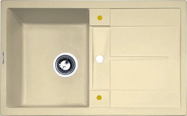 Кухонная мойка Ecoshtain Rechteck 780.500 шампань Кухонная мойка Ecoshtain Rechteck 780.500 шампань