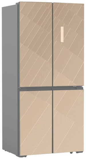 Холодильник Ginzzu NFK-575 шампань