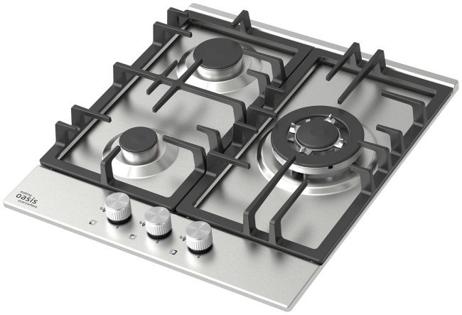 Встраиваемая газовая варочная панель Oasis P-3SBM Встраиваемая газовая варочная панель Oasis P-3SBM