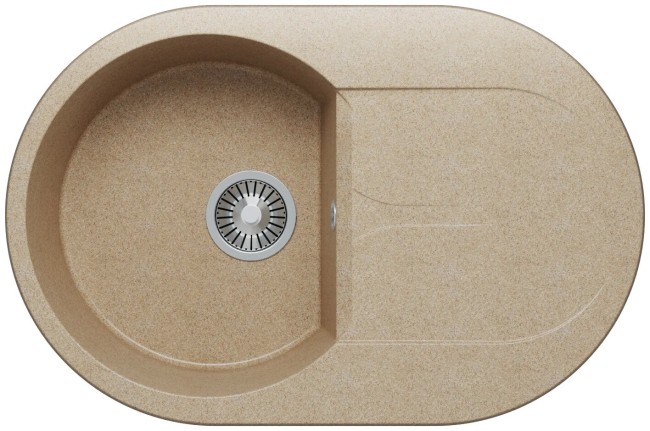 Кухонная мойка Polygran ATOL-760 (№302 Песоч) Кухонная мойка Polygran ATOL-760 (№302 Песоч)