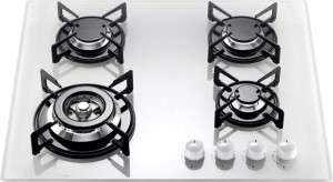 Встраиваемая газовая варочная панель Ardesia C 604 GVT WHITE