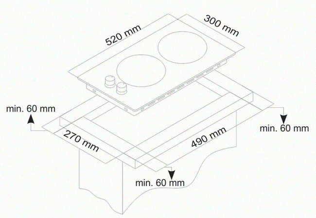 Встраиваемая электрическая варочная панель Simfer H30D12B100