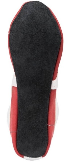 Обувь для самбо Rusco sport SM-0102 кожа красный 30