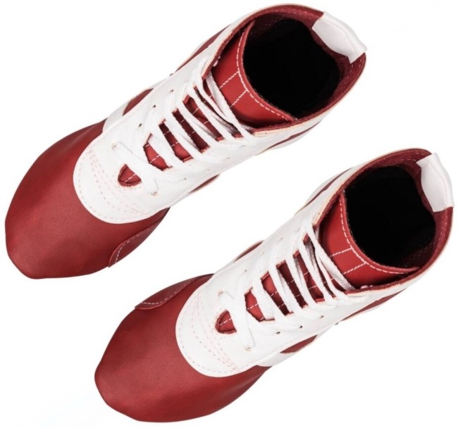 Обувь для самбо Rusco sport SM-0102 кожа красный 30